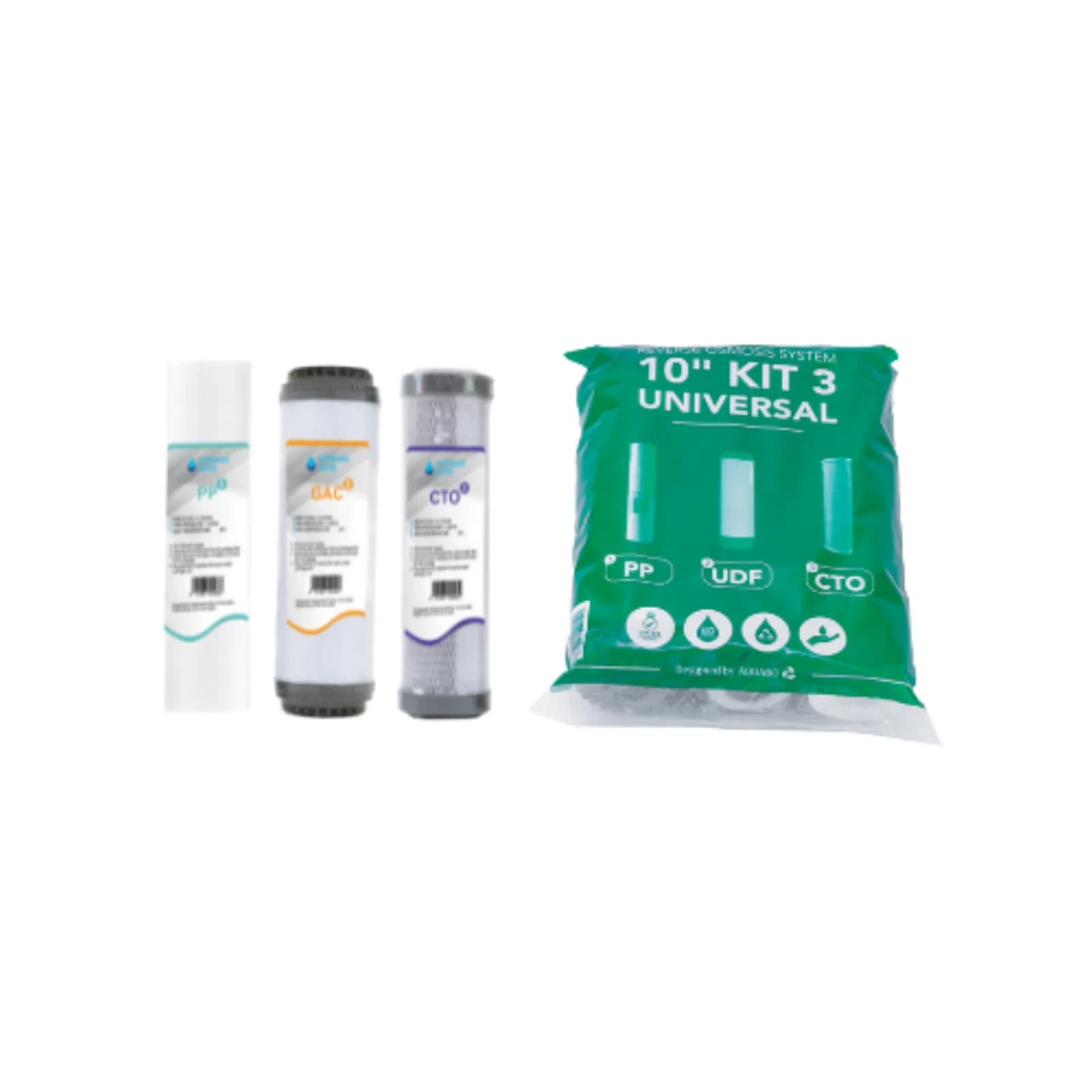 Pack 3 Filtres Osmoseur filtre filtre eau Maroc – Qatarat